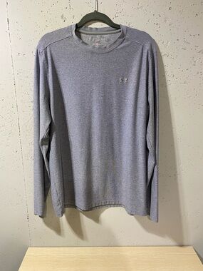 Under Armour Men’s Long-Sleeve Performance Tee - Heather Gray